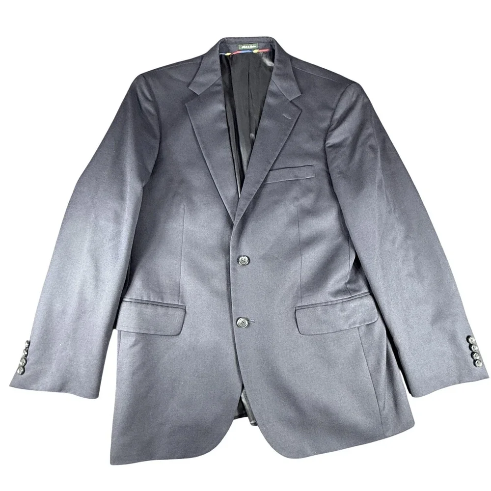 J.Crew Ludlow Slim Fit Navy Blue Wool Blazer 42R Classic Career‎ Structure